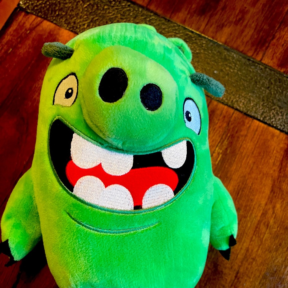 Angry birds green pig 12” plush